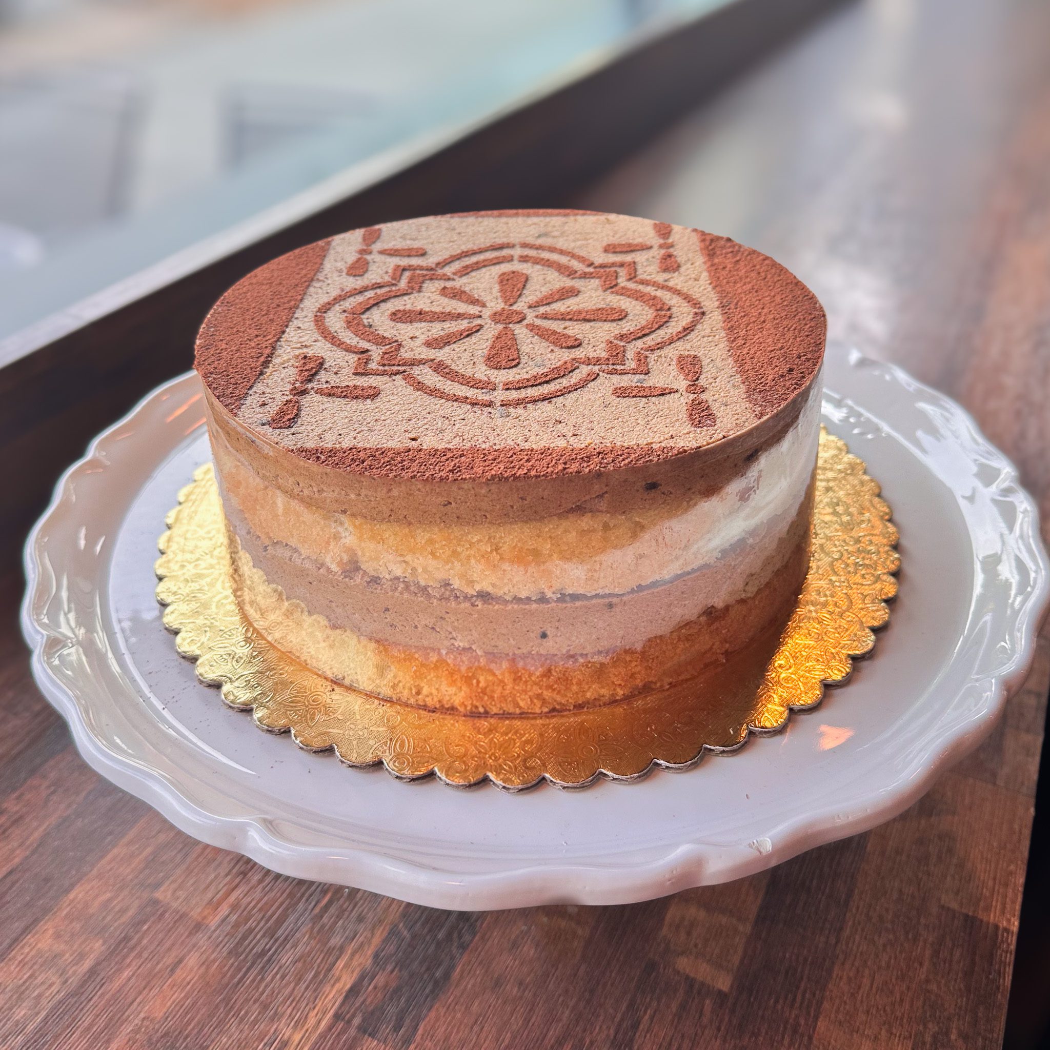 mocha mousse torte